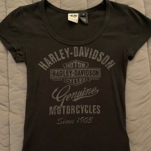 Harley Davison Ribbed T-shirt